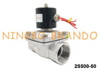 Type d'UNI-D vanne électromagnétique d'acier inoxydable de SUW-50 G2 » pour le traitement de l'eau DC24V AC220V