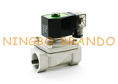 3/4&quot; type vanne électromagnétique normalement fermée d'acier inoxydable de vanne électromagnétique ADK11-20 de CKD