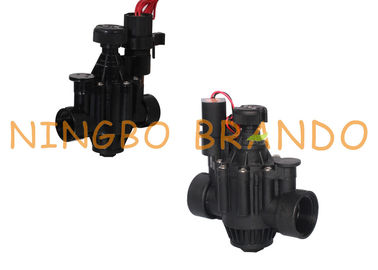 Irrigation de jardin verrouillant la vanne électromagnétique en plastique 1&quot; 1 1/2 » 2&quot; 3&quot; C.C de 9V 12V 24V
