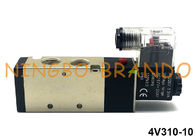 3/8&quot; valve pneumatique 24VDC 220VAC de solénoïde simple de contrôle directionnel d'air de la manière 4V310-10 de TNP 5/2