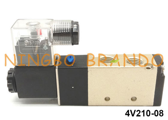 type manière pneumatique 110V 220V de 4V210-08 Airtac de la vanne électromagnétique d'air 5/2