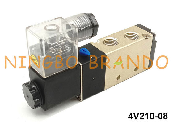 Type vanne électromagnétique pneumatique d'air 1/4&quot; d'Airtac 4V210-08 AC220V AC110V