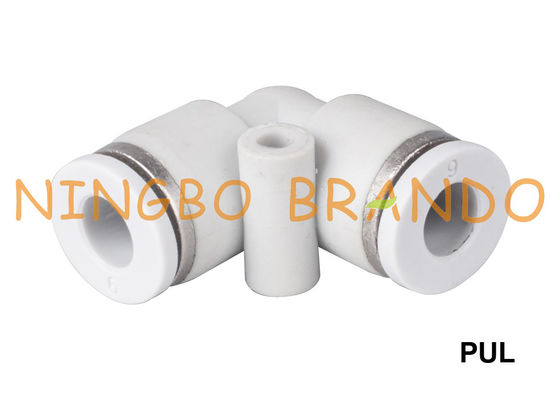 Union de PUL garnitures pneumatiques d'air de coude de 90 degrés 1/8&quot; 1/4&quot; 3/8&quot; 1/2 »