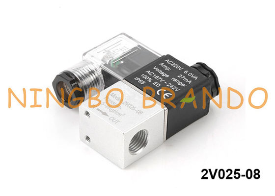 type vanne électromagnétique pneumatique 12VDC PT1/4 de 2V025-08 Airtac »