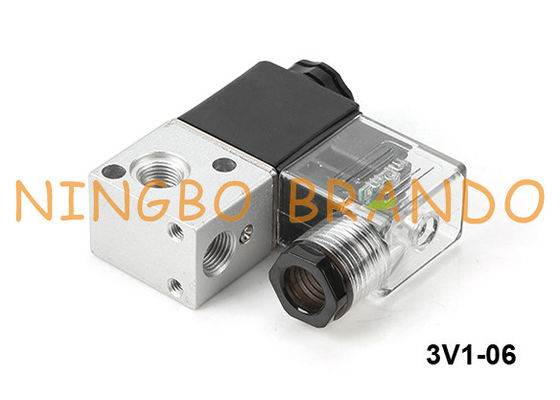 Type C.C pneumatique de 3V1-06-DC24V Airtac de la manière 24V de la vanne électromagnétique 3