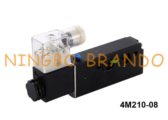 type 5/2 vanne électromagnétique de Namur G1/4 » 24VDC 220VAC de 4M210-08 Airtac