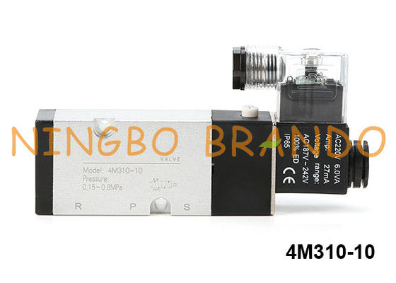 Type C.A. de la vanne électromagnétique d'interface de Namur 4M310-10 Airtac de C.C 220V de 24V