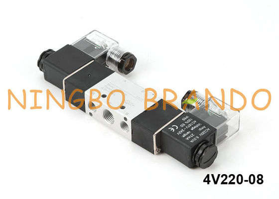 type vanne électromagnétique pneumatique 4V220-08-DC24V DC24V de 4V220-08 Airtac