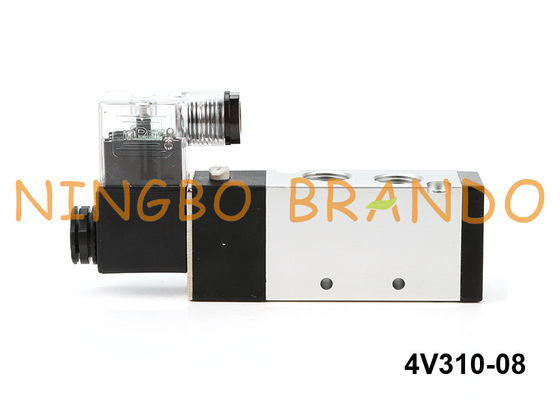 Type 5 vanne électromagnétique pneumatique gauche de 4 manières 24V de 4V310-08B Airtac
