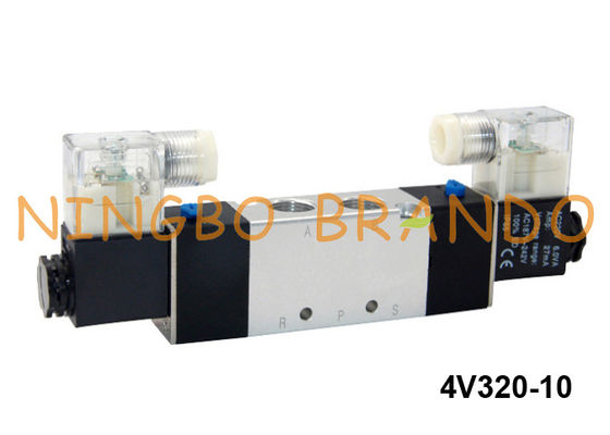 type double manière pneumatique 24V 220V de 4V320-10 Airtac de la vanne électromagnétique 5/2
