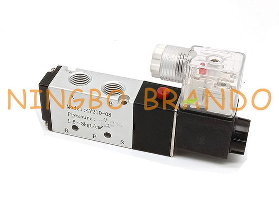 type valve pneumatique de 4V210-08 Airtac de contrôle aérien de solénoïde simple