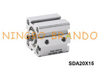 Type action d'Airtac de cylindre compact pneumatique d'air de SDA20X15 double