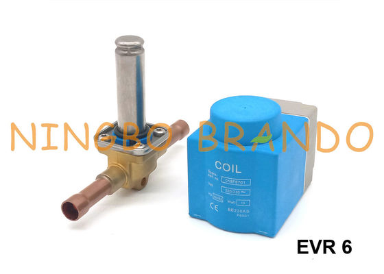 La vanne électromagnétique pour la réfrigération Danfoss dactylographient EVR 6 OR 3/8&quot; 032F2083