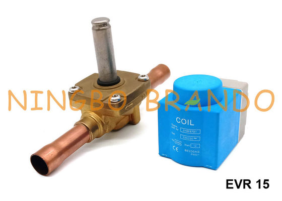 La ligne liquide vanne électromagnétique Danfoss de la CAHT dactylographient EVR 15 OR 5/8&quot; 032L1228