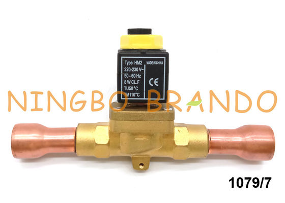 Castel Type 1079/7 7/8&quot; vanne électromagnétique liquide de soudure pour la réfrigération