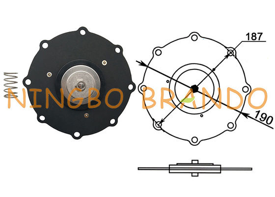 C113928 3&quot; impulsion Jet Valve Replacement Diaphragm de pouce SCEX353.060