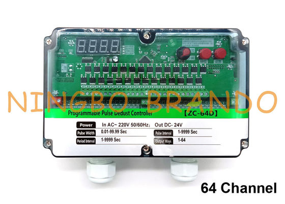 La minuterie séquentielle des 64 Manche pour le filtre à manches 220V a entré la sortie 24V