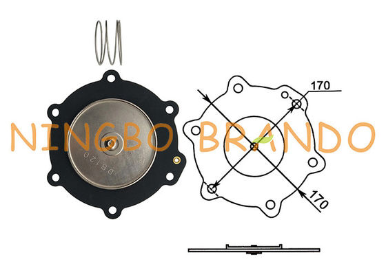 2,5&quot; kit de diaphragme de Jet Valve DB120/C d'impulsion de collecteur de poussière de VEM VNP