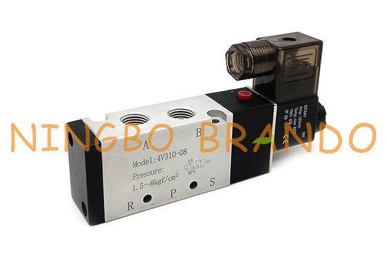 4V310-08 1/4&quot; soupape à air pneumatique de manière simple du solénoïde 5/2 de pouce
