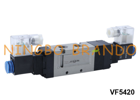 Type 5/3 vanne électromagnétique de contrôle pneumatique de manière 24V 220V de VF5420 SMC