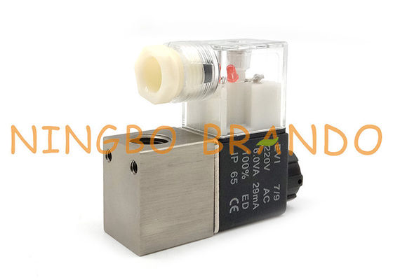 2V025-08 1/4&quot; vanne électromagnétique pneumatique à action directe de manière de TNP 2/2