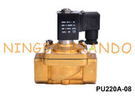 Type du Shako PU220A-08 - vanne électromagnétique en laiton de 2 manières OR 1&quot; C.A. 220V