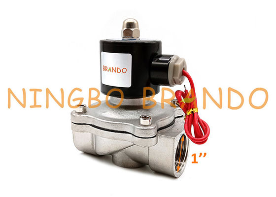 Vanne électromagnétique d'acier inoxydable de pouce DN25 de SUW-25 2S250-25 1