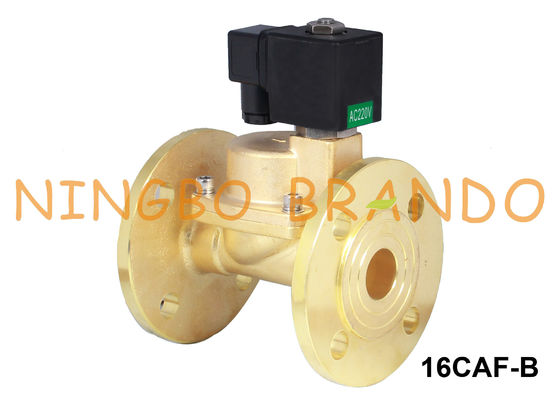 1&quot; 1 1/4&quot; 1 1/2 » 2&quot; a bridé la vapeur en laiton de vanne électromagnétique 24 volts 220 volts