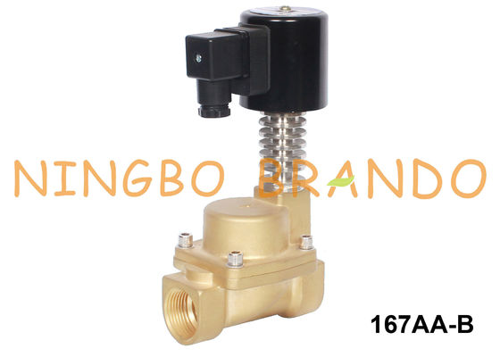 3/8&quot; 1/2 » 3/4&quot; 1&quot; vanne électromagnétique en laiton d'eau chaude 12V 24V 110V 220V