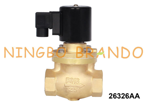 Vapeur de 1 pouce et vanne électromagnétique en laiton d'eau chaude 24VDC 220VAC