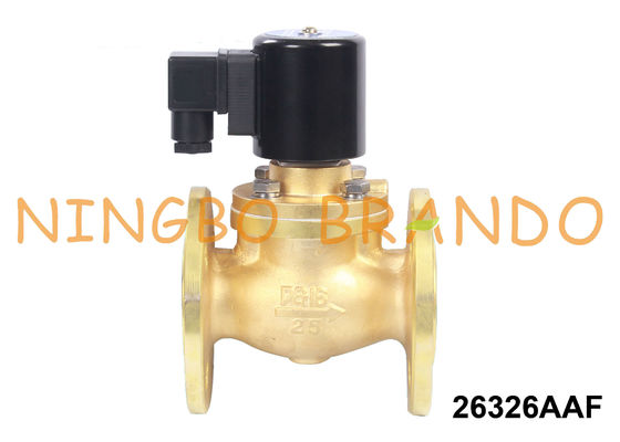 2" eau chaude à flasque et vanne électromagnétique en laiton de vapeur 24VDC 220VAC