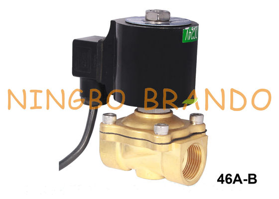 Vanne électromagnétique en laiton d'eau du fond de 3/4 pouce IP68 pour la fontaine 24V 220V