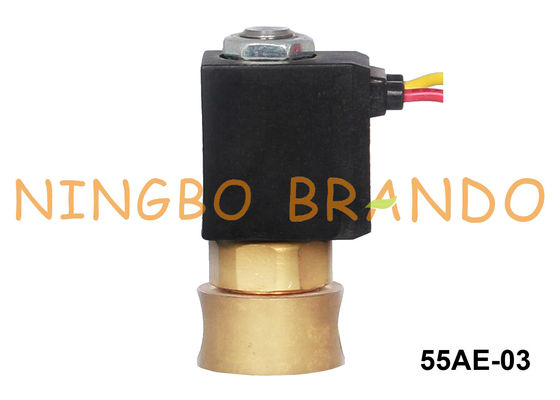 1/8&quot; joint en laiton actionné direct bidirectionnel 24V 220V de la vanne électromagnétique FKM