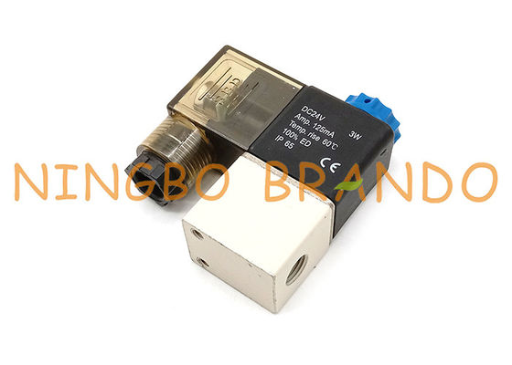 2 manière de la position 2 1/8&quot; vanne électromagnétique pneumatique de 2V025-06 DIN43650A