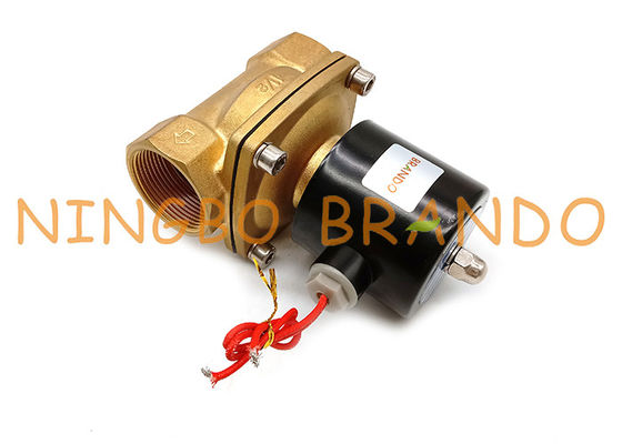 Vanne électromagnétique en laiton de Semi-diaphragme de pouce d'UW-40 2W400-40 1-1/2