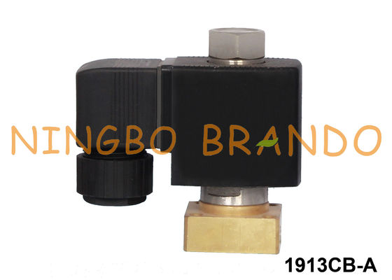 Manière en laiton 24VDC normalement ouvert 220VAC de la vanne électromagnétique de support de sous-base 2