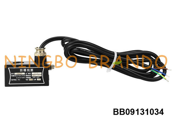 Bobine à l'épreuve ex de vanne électromagnétique avec le câble 24VDC 220VAC 3.8W 5.8VA