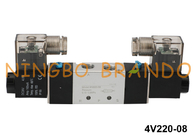type double manière pneumatique 24V 220V de 4V220-08 Airtac de la vanne électromagnétique 5/2