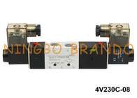 Type 5/3 vanne électromagnétique pneumatique de manière 24VDC 220VAC de 4V230C-08 Airtac