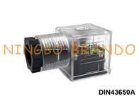 Forme transparente A du connecteur DIN 43650 de bobine de vanne électromagnétique de DIN43650A