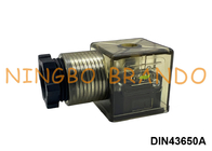 Connecteur de bobine de vanne électromagnétique de DIN43650A avec le type A de LED DIN 43650