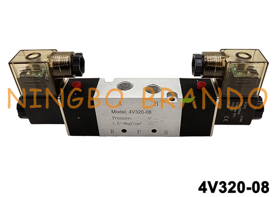 type valve pneumatique 4V320-1/4 24V 220V de 4V320-08 Airtac de contrôle aérien