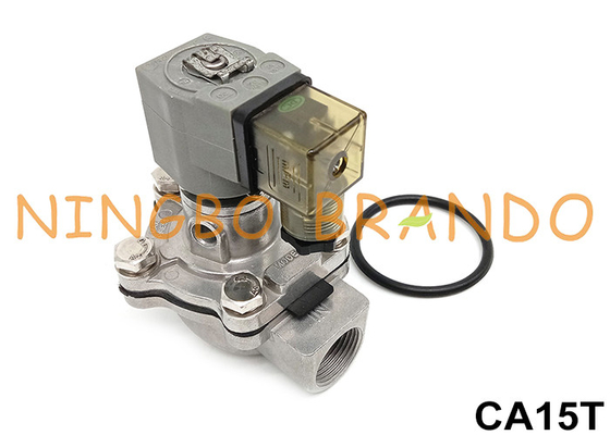 Impulsion Jet Valve DC24V AC220V AC110V de CA15T 1/2 à angle droit »