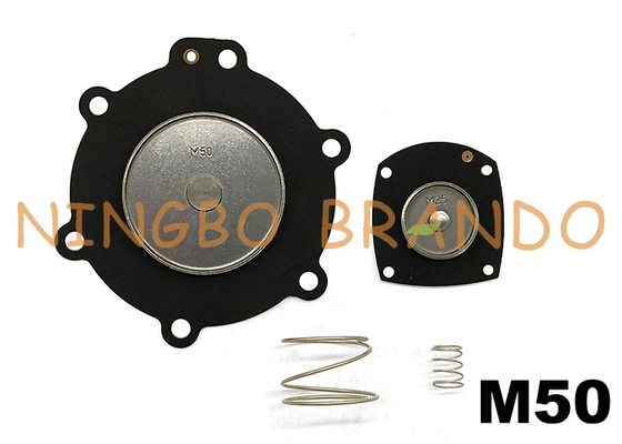 Diaphragme de membrane de M50 M25 pour le kit de réparation de vanne électromagnétique d'impulsion de Turbo