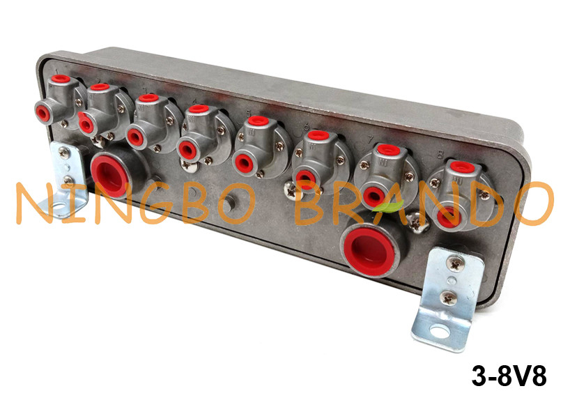 type pilote Valve And Enclosure de 3-8V8 Goyen de solénoïde de 8pcs RCA3D