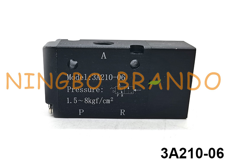 type pilote pneumatique simple Valve Assembly de 3A210-06 Airtac d'air 3/2 manière