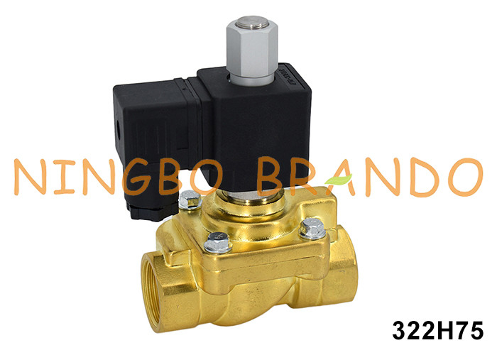 322H75 1/2'' 40 bar type Parker soupape solénoïde normalement ouverte 24V 110V 220V