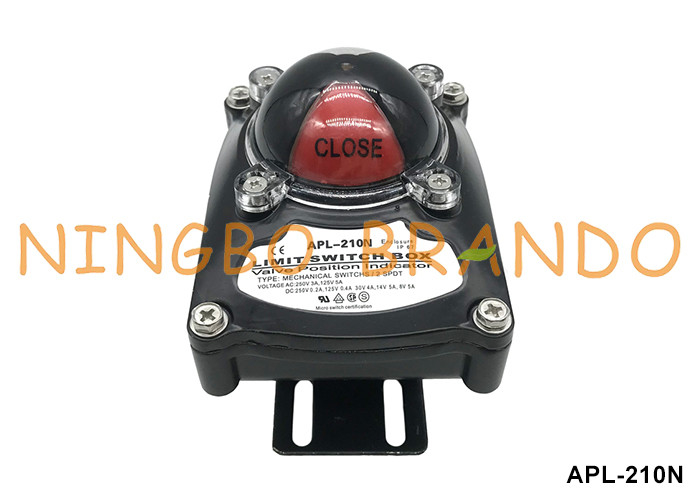 Indicateur de position de la soupape de la boîte de commutation de limite APL-210N pour l'actionneur pneumatique