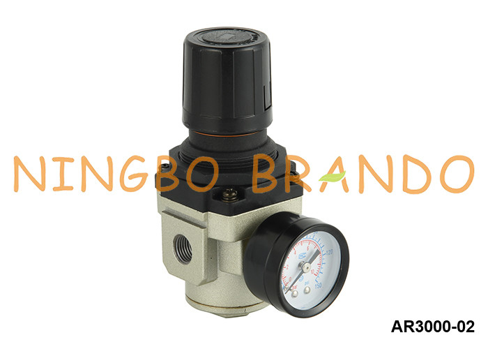Régulateur pneumatique de pression d'air de type SMC AR3000-02 d'une portée de 1/4&quot; à 1 MPa