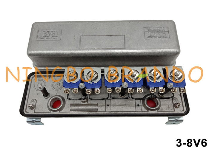 3-8V6 type Goyen boîtier de soupape de pilotage à solénoïde 3-8V6000-330 3-8V6000-336